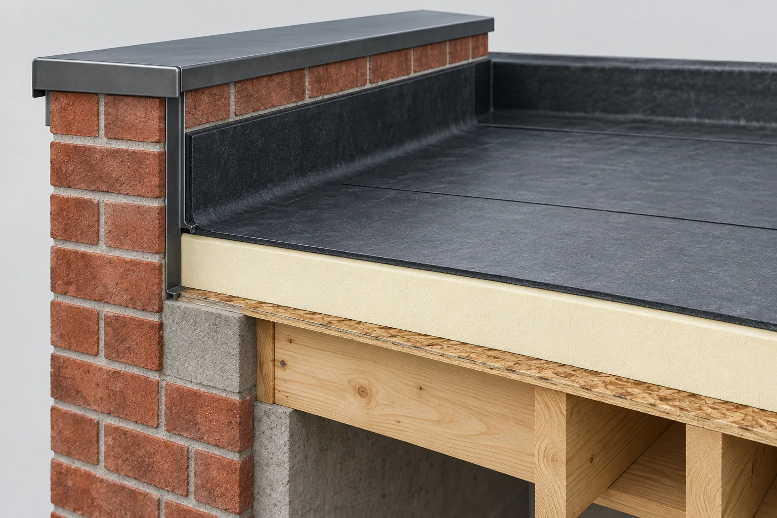 Flat roof insulation